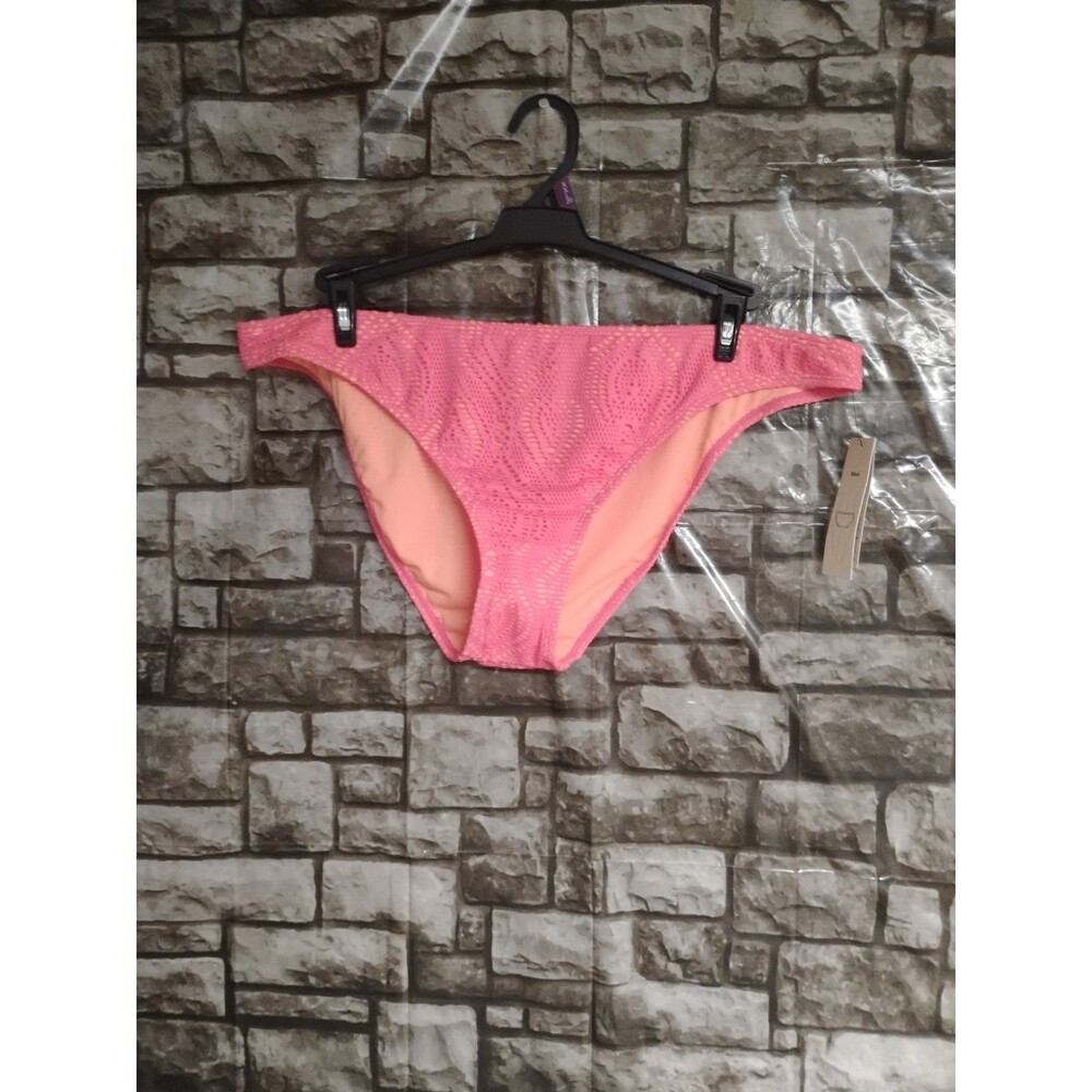 No Boundaries Women’s XXL (20)  Bikini Swim Bottom Bewitching Coral Crochet